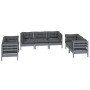 Gartenmöbel-Set 7-teilig und Kissen aus massivem Kiefernholz von vidaXL, Gartensets - Ref: Foro24-3096258, Preis: 631,44 €, R...