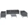 Garden furniture set 8 pieces and cushions solid pine wood by vidaXL, Garden sets - Ref: Foro24-3096264, Price: 728,36 €, Dis...