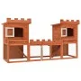 Large Animal House Hutch Cage Double Wooden Cage by vidaXL, Cages and habitats for small animals - Ref: Foro24-170174, Price:...