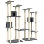 Kratzbaum für Katzen mit dunkelgrauen Sisalpfosten 174 cm von vidaXL, Katzenmöbel - Ref: Foro24-171535, Preis: 148,18 €, Raba...