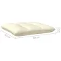4-seater garden sofa with solid cream pine wood cushions by vidaXL, Outdoor sofas - Ref: Foro24-3096127, Price: 307,36 €, Dis...