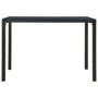 Set de comedor de jardín 3 pzas acero y WPC negro de vidaXL, Conjuntos de jardín - Ref: Foro24-317139, Precio: 197,62 €, Desc...