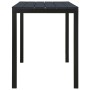 Set de comedor de jardín 3 pzas acero y WPC negro de vidaXL, Conjuntos de jardín - Ref: Foro24-317139, Precio: 197,62 €, Desc...
