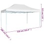 Professionelles faltbares Zelt aus weißem Stahl 3x4 m von vidaXL, Zelte und Pavillons - Ref: Foro24-48898, Preis: 127,57 €, R...
