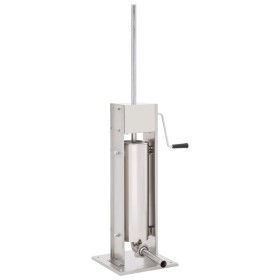 7 L silver stainless steel manual stuffer by vidaXL, Kitchen appliances - Ref: Foro24-50963, Price: 262,95 €, Discount: %