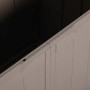 Caja de almacenaje para jardín 180 L PP aspecto madera marrón