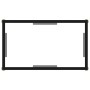 Mesa consola vidrio templado transparente 60x35x75 cm