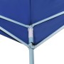 Cenador plegable azul 5x5 m