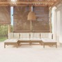 Gartenmöbel 6-teilig und Kissen aus honigbraunem Kiefernholz von vidaXL, Gartensets - Ref: Foro24-3097082, Preis: 571,45 €, R...