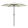 Gartenschirm und sandweißer Aluminiummast 270x246 cm von vidaXL, Sonnenschirme - Ref: Foro24-47345, Preis: 58,79 €, Rabatt: %