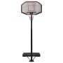 Schwarzer Basketballkorb aus Polyethylen, 258–363 cm von vidaXL, Basketballkörbe - Ref: Foro24-93649, Preis: 160,43 €, Rabatt: %