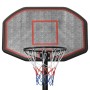 Schwarzer Basketballkorb aus Polyethylen, 258–363 cm von vidaXL, Basketballkörbe - Ref: Foro24-93649, Preis: 160,43 €, Rabatt: %