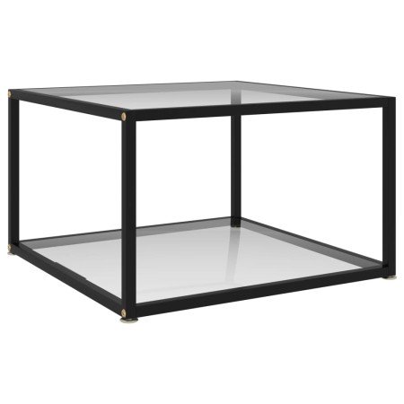 Mesa de centro transparente vidrio templado 60x60x35 cm en Mesas de centro | Comprar online en Foro24