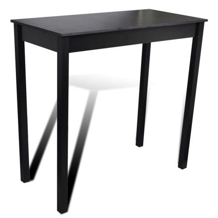 Hoher schwarzer MDF-Tisch 115x55x107 cm von vidaXL, Küchen- und Esstische - Ref: Foro24-240378, Preis: 124,67 €, Rabatt: %