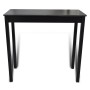Hoher schwarzer MDF-Tisch 115x55x107 cm von vidaXL, Küchen- und Esstische - Ref: Foro24-240378, Preis: 124,67 €, Rabatt: %