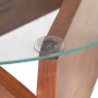 Mesa de centro de madera maciza de acacia 66 cm