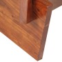 Mesa de centro de madera maciza de acacia 66 cm
