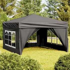 Folding party tent with anthracite side walls 3x3 m by vidaXL, Tents and gazebos - Ref: Foro24-93523, Price: 144,91 €, Discou...