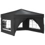 Folding party tent with anthracite side walls 3x3 m by vidaXL, Tents and gazebos - Ref: Foro24-93523, Price: 152,64 €, Discou...