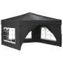 Folding party tent with anthracite side walls 3x3 m by vidaXL, Tents and gazebos - Ref: Foro24-93523, Price: 144,91 €, Discou...