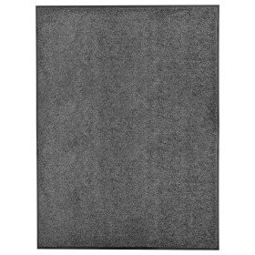 Felpudo lavable gris antracita 90x120 cm