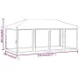 Folding party tent with anthracite gray walls 3x6 m by vidaXL, Tents and gazebos - Ref: Foro24-93551, Price: 214,81 €, Discou...