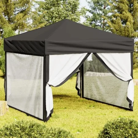 Folding party tent with anthracite gray walls 3x3 m by vidaXL, Tents and gazebos - Ref: Foro24-93530, Price: 118,88 €, Discou...