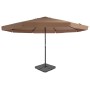Gartenschirm mit tragbarem taupefarbenem Sockel von vidaXL, Sonnenschirme - Ref: Foro24-276324, Preis: 327,39 €, Rabatt: %