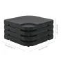 Gartenschirm mit tragbarem taupefarbenem Sockel von vidaXL, Sonnenschirme - Ref: Foro24-276324, Preis: 367,39 €, Rabatt: %