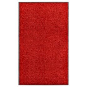 Felpudo lavable rojo 90x150 cm