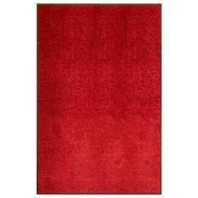 Felpudo lavable rojo 120x180 cm