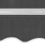 Manually operated folding awning 400 cm anthracite by vidaXL, Awnings - Ref: Foro24-275576, Price: 528,32 €, Discount: %