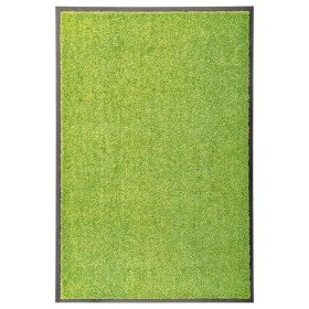 Felpudo lavable verde 60x90 cm
