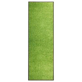Felpudo lavable verde 60x180 cm