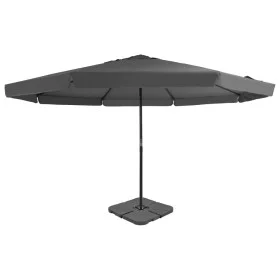 Gartenschirm mit anthrazitgrauem tragbarem Sockel von vidaXL, Sonnenschirme - Ref: Foro24-276323, Preis: 317,18 €, Rabatt: %