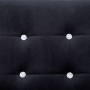 2-seater sofa with chrome armrests and black velvet by vidaXL, Sofas - Ref: Foro24-282163, Price: 184,34 €, Discount: %