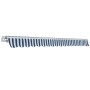 Manuell betriebene Faltmarkise 400 cm blau und weiß von vidaXL, Markisen - Ref: Foro24-275570, Preis: 455,30 €, Rabatt: %