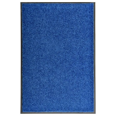 Felpudo lavable azul 60x90 cm