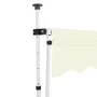 Manually operated retractable awning 200 cm cream by vidaXL, Awnings - Ref: Foro24-143694, Price: 73,23 €, Discount: %