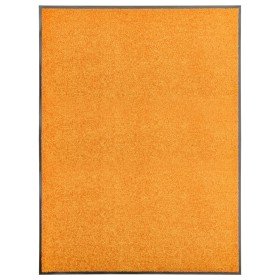 Felpudo lavable naranja 90x120 cm