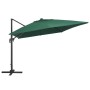 Ampelschirm mit LED-Beleuchtung und grünem Aluminiummast 400x300 cm von vidaXL, Sonnenschirme - Ref: Foro24-47005, Preis: 296...
