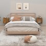 Wall-mounted bedside tables 2 pcs smoked oak color 50x30x47 cm by vidaXL, Nightstands - Ref: Foro24-816875, Price: 43,97 €, D...