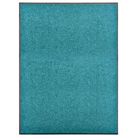 Felpudo lavable azul cian 90x120 cm Felpudo lavable azul cian 90x120 cm