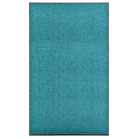 Felpudo lavable azul cian 90x150 cm Felpudo lavable azul cian 90x150 cm