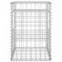 Cestas postes de gaviones 2 unidades hierro 40x40x60 cm