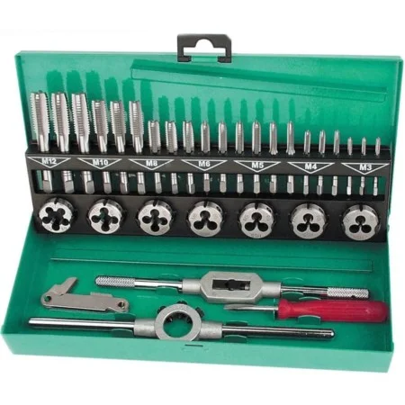 Brüder Mannesmann Dies and taps 32 pieces by Brüder Mannesmann, Threads - Ref: Foro24-408610, Price: 42,24 €, Discount: %