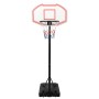 Canasta de baloncesto polietileno blanco 237-307 cm