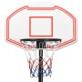 Canasta de baloncesto polietileno blanco 237-307 cm