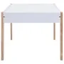 Kindertisch und Stühle 3-teilig mit schwarz-weißer Tafel von vidaXL, Möbelsets für Babys und Kleinkinder - Ref: Foro24-286189...
