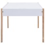 Kindertisch und Stühle 3-teilig mit schwarz-weißer Tafel von vidaXL, Möbelsets für Babys und Kleinkinder - Ref: Foro24-286189...
